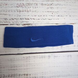 Nike Terry NBA Headband Sweatband Embroidered Swoosh Logo Blue One Size